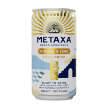M.alk. Metaxa Ginger&Lime Long Drink 5% 0,25l