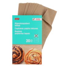 Küpsetuspaberi lehed 20 lehte Rimi