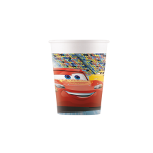 Ühekordne tass "Cars" 200ml 8tk