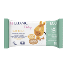 Niisked salvrätikud Cleanic Eco Oat Milk 50tk