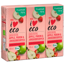 Jook õuna, pirni, I Love Eco 3x200ml