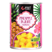 Ananassitükid mahlas Rimi Planet 567g/340g