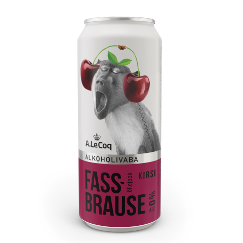 Alk.vaba õllejook Fassbrause Cherry 0,5l prk