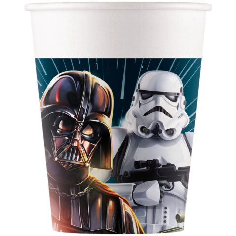 Ühekordne tass "Star Wars" 200ml 8tk